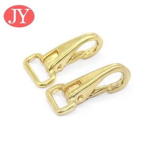 Crochet à mousqueton <span class=keywords><strong>pivotant</strong></span> durable en métal doré et laiton Style vintage Diamètre intérieur 17mm Porte-clés Fermoirs mousquetons - Product Image 5