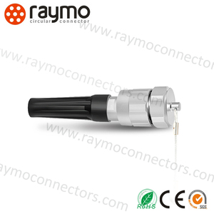 Connecteur circulaire à verrouillage à vis de la série W IP68, étanche sous-marine profonde, câble monté, fiche 306.CLAD52 - Product Image 5