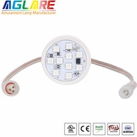 Module de lumière rgb led, cartable transparent, résistant à l'eau ip65, 45MM, 24v, modèle caméléon, projection de pixels