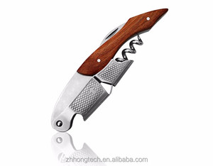 Chất Lượng Cao Gỗ Xử Lý Rượu Vang Chuyên Nghiệp Opener Đa Chức Năng Vít Di Động Corkscrew <span class=keywords><strong>Wine</strong></span> <span class=keywords><strong>Bottle</strong></span> Opener Dụng Cụ Nấu Ăn - Product Image 2