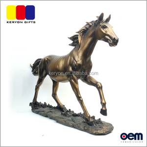 Meilleur Cadeau D'affaires Décoration <span class=keywords><strong>De</strong></span> Table Polyresin Antique <span class=keywords><strong>Cheval</strong></span> Statue - Product Image 1