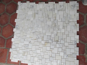 Trung quốc thiết kế mới giá rẻ khảm đá cẩm thạch xương cá khảm đá cẩm thạch Carrara khảm đá cẩm thạch - Product Image 6