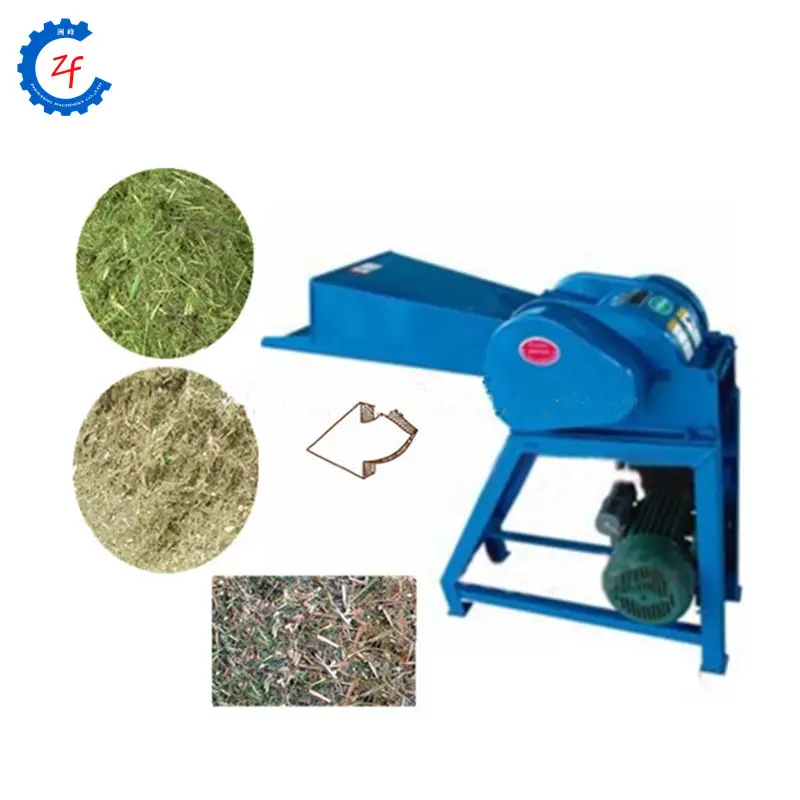 Mini grünes Gras Mais Weizen Reis Stiel Futter früchte Silage Spreu Cutter Schneide maschine für Tierfutter