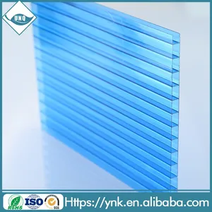 2015 nouveau design de haute qualité uv-protégé 4mm double paroi en polycarbonate clair lexan feuille serres made en Chine