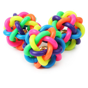 De las campanas de la armadura de anillo de goma perro pelota de juguete - Product Image 1