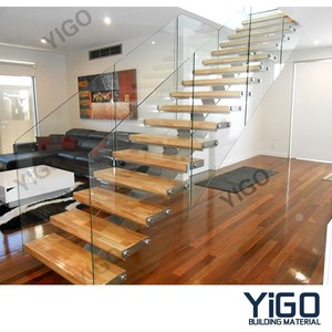 Ático y Villa Pasillo Negro Central Stringer Mármol Chapa Escaleras de madera - Product Image 6