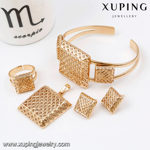 64005-Fancy Jewelry Conjunto de joyas africanas Chapado en oro de 18K - Product Image 4