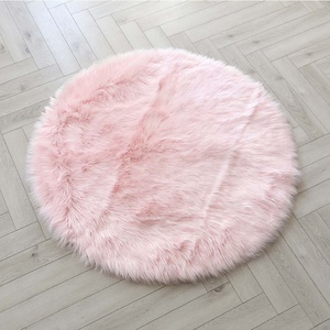 36 "cerchio del soggiorno di pelliccia artificiale coperta arruffata di pelliccia di pecora finta <span class=keywords><strong>tappeti</strong></span> e <span class=keywords><strong>tappeti</strong></span> - Product Image 2