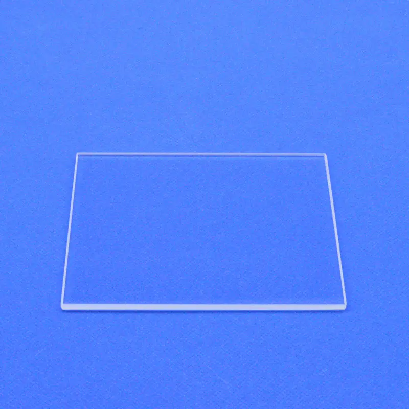 Placa de cristal de cuarzo uv transparente