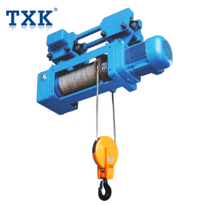 TXK 12,5 toneladas CD monorraíl 3 Fase Motor de la cuerda de alambre de elevación polipasto eléctrico - Product Image 1