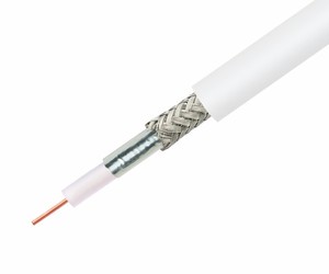 Câble coaxial RG8 75 Ohm 50 Ohm RG59 RG6 blindé <span class=keywords><strong>3</strong></span> couches trishield CCTV cuivre pur OFC CCA CCS cuivre plaqué acier 96 brins - Product Image 1