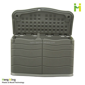 Cobertizo de almacenamiento de herramientas de plástico para jardín, Material HDPE duradero para exteriores - Product Image 3