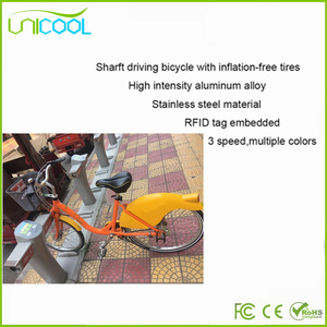 Châssis en Alliage d'aluminium Vélo en libre-Service Location Vélo Ville Location Utilitaire De Vélo Vélo avec Centrale - Product Image 5