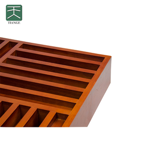 TianGe Bois de caoutchouc <span class=keywords><strong>écologique</strong></span> Pièges à basses décoratifs Matériau insonorisé Diffuseur QRD Panneaux muraux acoustiques - Product Image 3