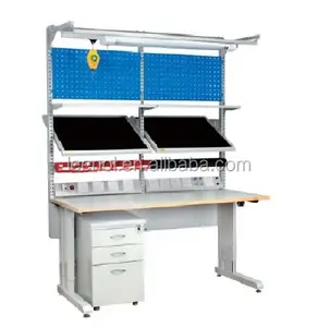 Esd Adjustable Workbench LN-06 ESD Fixed Workbench Tabletop Adjustable Work Bench Customized Workstation