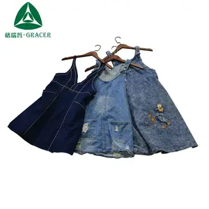 korea suspender skirt used clothing shanghai secondhand clothes used jeans