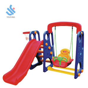 YF-05013B barato al por mayor de alta calidad de plástico de HDPE de diapositivas de <span class=keywords><strong>swing</strong></span> set niños de diapositivas patio interior diapositivas para los niños - Product Image 4