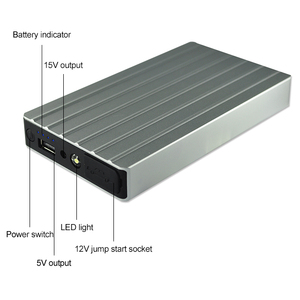 Tpf xách tay mini Battery Pack Booster 8AH nhỏ gọn ngân hàng điện 12V khẩn cấp Lithium xe nhảy khởi động với hợp kim nhôm trường hợp - Product Image 4