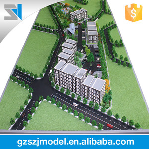 3d modelling in <strong>architecture</strong> with detail figures and landscape