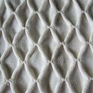 3D pintuck knit 100% 亚克力针织棉床上用品，沙发，家具和户外婚礼装饰使用毯子