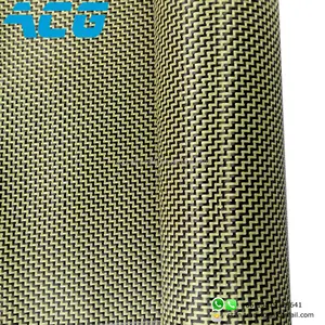 Fibra de carbono con forma de W + tela de Kevlar aramida para piezas de bicicleta