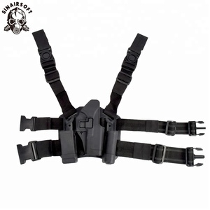 戦術cs屋外ガンホルスターミリタリーエアガン銃狩猟ピストル脚ホルスター用グロック17 19 22 23 31 32 - Product Image 3