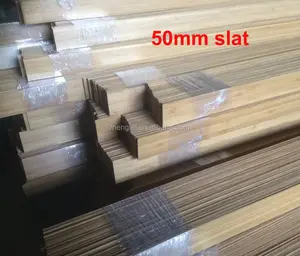 Listones de bambú de 50mm para persianas venecianas