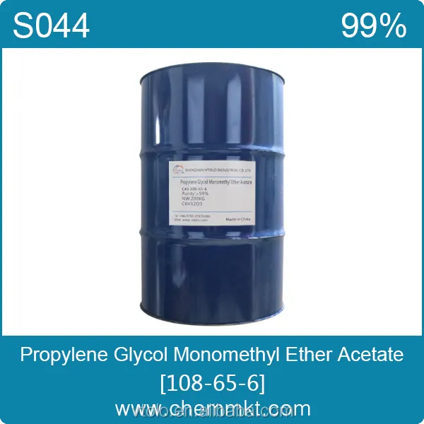 Propylene Glycol Monomethyl Ether Acetate,1-Methoxy-2-propyl Asetat, MPA, PGMEA 108-65-6