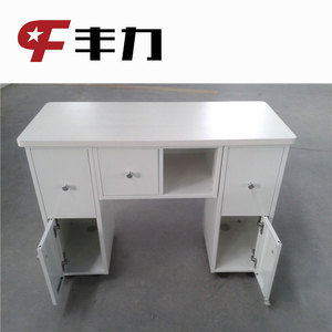 Muebles <span class=keywords><strong>de</strong></span> salón <span class=keywords><strong>de</strong></span> manicura <span class=keywords><strong>de</strong></span> salón doble blanco - Product Image 4