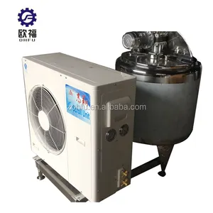 200-5000L réservoir de refroidissement de lait industriel réservoir de refroidissement refroidi à l'eau refroidisseur à vendre