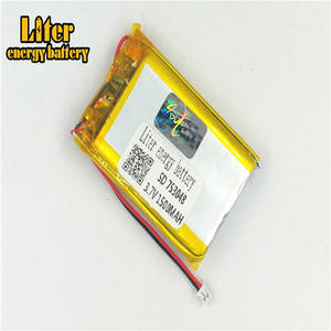 Plugue 1.25-<span class=keywords><strong>2</strong></span> P PL Bateria De Lítio 753048 1500 mah Recarregável Bateria de Polímero De Li Bateria LiPo com Fios - Product Image 1