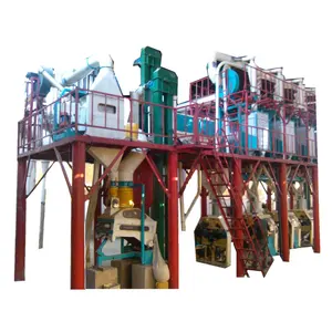 Stainless steel 50 ton per day maize corn powder making grinder/flour making machinery manufacturer