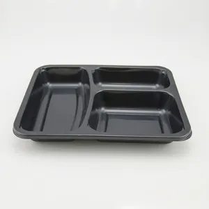 FS Disposable Sectional Serving Plastic Tray Food