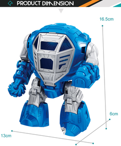 Kit éducatif de transformation pour enfants, <span class=keywords><strong>robot</strong></span> jouet avec 3 voitures, transformation et transformation - Product Image 4