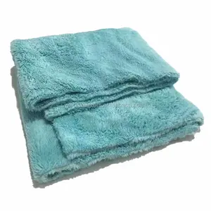 Hoge Kwaliteit 40X60Cm Pluizige Dikke Pluche Microfiber Auto Wash Handdoek Auto Randloze Microfiber Details Polijsten Droog Handdoek