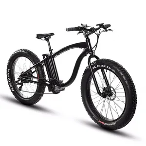 Elesmart 26 인치 뚱뚱한 타이어 단속기 48v 1000w 전기 단속기 자전거 바닷가 함 자전거 Ebike 전기 자전거