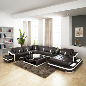 <strong>Shenzhen</strong> Top Furniture Wholesale China Kuka Modern Home Leather <strong>Corner</strong> <strong>Sofa</strong> for Sale - Product Image 3