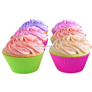 Stampini <span class=keywords><strong>per</strong></span> <span class=keywords><strong>Muffin</strong></span> in Silicone Riutilizzabili, Vaschette <span class=keywords><strong>per</strong></span> Cupcake Approvate <span class=keywords><strong>per</strong></span> Uso Alimentare, Bestseller - Product Image 6