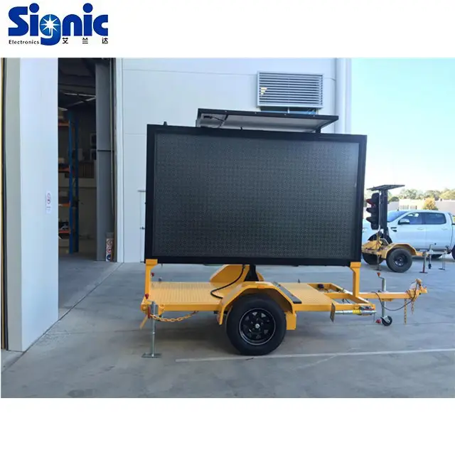CE Certified Outdoor P6 P8 P10 SMD Video Display Full Colour Advertising LED Traffic Display Trailer