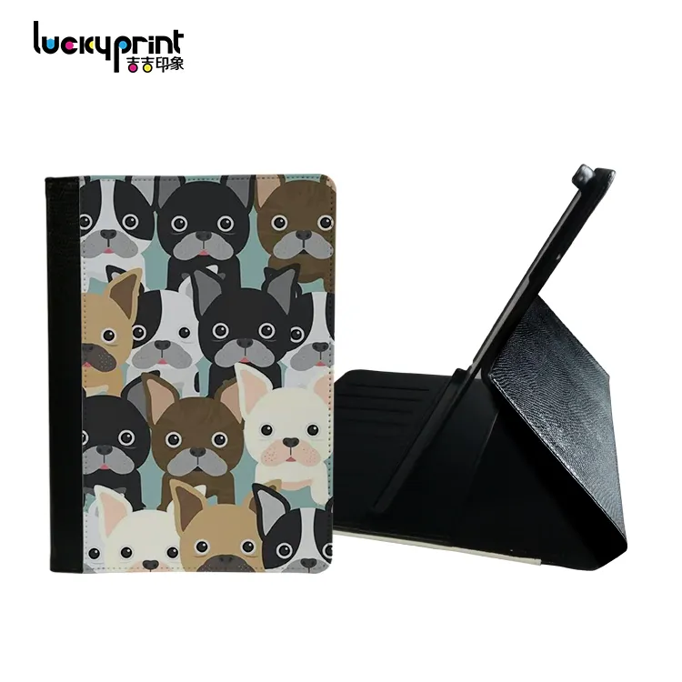 Wholesale customized printing tablet cover for ipad air/air 2 sublimation leather case holder