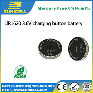 Chu Kỳ dài Cuộc Sống Có Thể Sạc Lại Nút di động Pin LIR1620 3.6 v Lithium <span class=keywords><strong>Ion</strong></span> Pin Đồ Chơi - Product Image 2