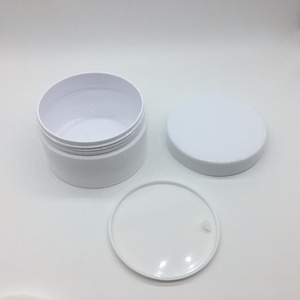 Grosir perawatan kulit gratis sampel stoples kosmetik krim wajah plastik untuk 200ml
