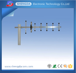 Al aire libre 806-896 MHz 7 elemento omnidireccional GSm/CDMA yagi antena con SMA macho conector - Product Image 1
