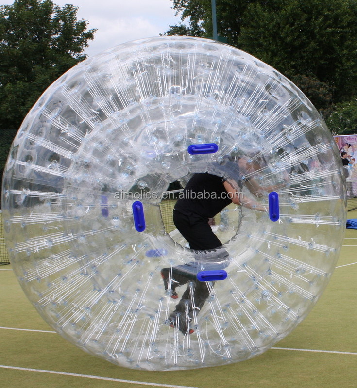 Klarer Wasser Zorbing Ball, aufblasbarer menschlicher Hamster Ball, aufblasbarer Rolling Ball W1016