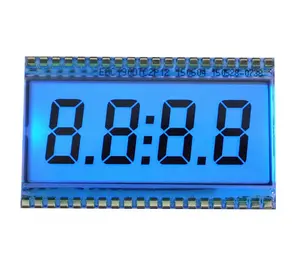 TN型4位8字7段LCD数码管时钟显示断码液晶屏EDC190