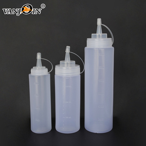 150ml 360ml 500ml 720ml 1000ml LDPE 플라스틱 소스 짜기 병 도매