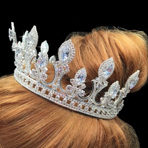 Echsio Di Lusso Principessa Di Cristallo Grande Corona di Nozze <span class=keywords><strong>Per</strong></span> La Sposa Fasce <span class=keywords><strong>Accessori</strong></span> <span class=keywords><strong>per</strong></span> <span class=keywords><strong>Capelli</strong></span> Nuziale Il Migliore Regalo <span class=keywords><strong>Per</strong></span> La Cerimonia Nuziale BC3436 - Product Image 4