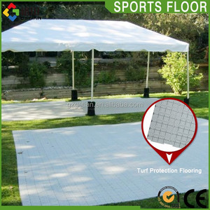 Karpet luar ruangan PP plastik interlock yang banyak digunakan untuk perlindungan rumput dan pengawet rumput - Product Image 5