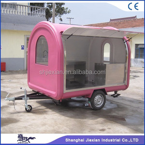 Remorque alimentaire Mobile pour crème glacée, produit de fabrication chinoise, pour boissons chaudes et chiens,