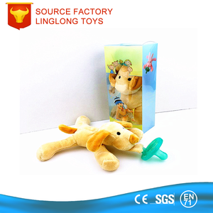<span class=keywords><strong>Ciuccio</strong></span> Personalizzato Shenzhen a Forma di Animale, Peluche Coniglio Rosa, Portaciuccio Imbottito - Product Image 6